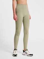 Damskie legginsy Hummel HIIT. Szare legginsy Hummel, m, bez wzorów, z materiału, z podwyższonym stanem. Za 161.40 zł.