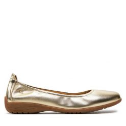 Baleriny Josef Seibel. Żółte baleriny Josef Seibel, bez wzorów, bez obcasa. Za 269.99 zł.