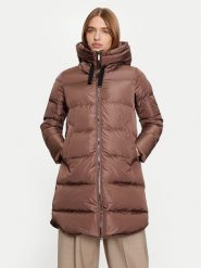 Bomboogie Płaszcz zimowy CW6630TTNP4 Brązowy Regular Fit. Brązowe płaszcze Bomboogie, na zimę, bez wzorów, z syntetyku, bez kaptura. Za 1,129.00 zł.