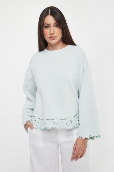 Bluza damska z haftem TWINSET. Bluzy Twinset Milano, s, bez wzorów, bez kaptura. W wyprzedaży za 655.20 zł.
