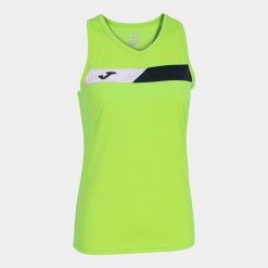 Damski tank top Joma. Czarne topy Joma, xs, bez wzorów, bez kołnierzyka, bez ramiączek. Za 147.50 zł.