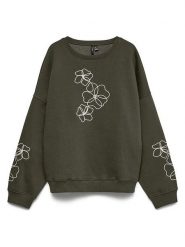 Vero Moda Bluza w kolorze khaki rozmiar: M. Brązowe bluzy Vero Moda, m, bez wzorów, z bawełny, bez kaptura. Za 144.95 zł.