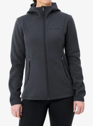 Bluza z kapturem damska Vaude Idris Fleece Hoody. Czarne bluzy Vaude, m, bez wzorów, z materiału, z kapturem. Za 433.39 zł.
