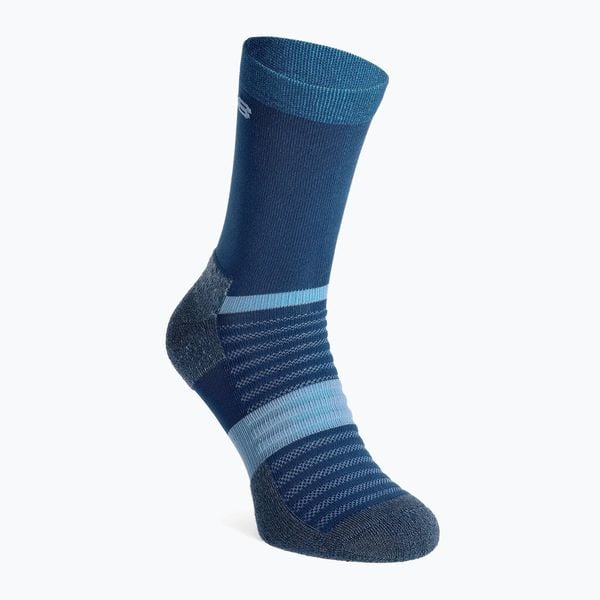 Skarpety Inov-8 Active High. Niebieskie skarpety Inov-8, bez wzorów, z materiału. Za 47.99 zł.