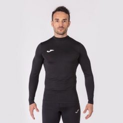 Podkoszulka do piłki nożnej dla dorosłych Joma Brama Academy z długim rękawem. Czarne bielizna sportowa Joma, l, bez wzorów. Za 67.99 zł.
