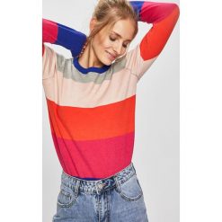 Answear - Sweter. Czerwone swetry ANSWEAR, m, bez wzorów, z dzianiny, bez ramiączek. W wyprzedaży za 69.90 zł.