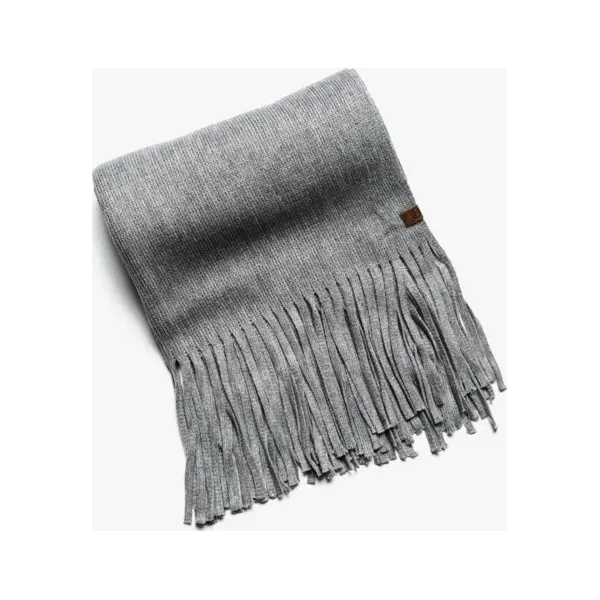 Timberland Szalik Long Brushed Scarf , szary, rozmiar ONE SIZE. Szare szaliki Timberland, na zimę, z aplikacjami, z materiału. W wyprzedaży za 129.99 zł.