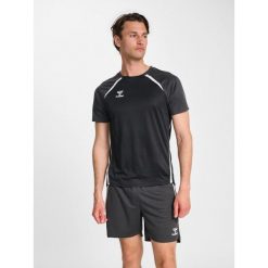 Koszulka Hummel Lead 2.0. Czarne bluzki Hummel, bez wzorów, sportowe, bez kołnierzyka, bez ramiączek. Za 170.00 zł.