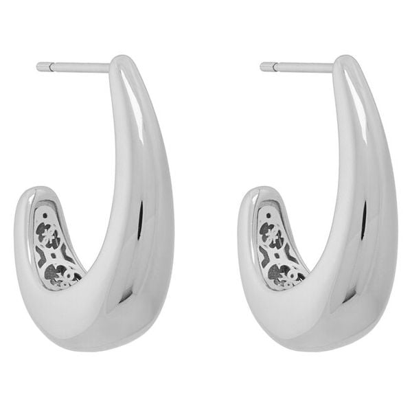Kolczyki Guess. Szare kolczyki Guess, srebrne. Za 249.99 zł.