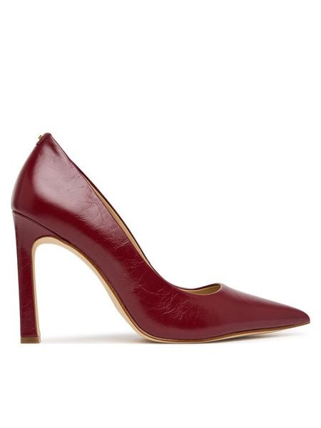 MICHAEL Michael Kors Szpilki Amara Pump 40F6AMHP1L Czerwony. Czerwone szpilki MICHAEL Michael Kors, bez wzorów, ze skóry, bez obcasa, na szpilce, bez zapięcia. Za 789.99 zł.