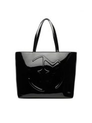 Eva Minge Torebka EO-ALISON-LDA8224-1 Czarny. Czarne torebki klasyczne Eva Minge, bez wzorów, z materiału, bez dodatków. Za 399.99 zł.