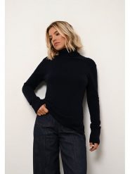 Just Cashmere Kaszmirowy golf "Lexie" w kolorze granatowym rozmiar: M. Niebieskie golfy Just Cashmere, m, bez wzorów, z kaszmiru, bez ramiączek. Za 269.18 zł.