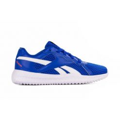 Buty na co dzień do biegania młodzieżowe REEBOK FLEXAGON ENE sportowe. Niebieskia obuwie sportowe Reebok, bez zapięcia, do biegania. Za 124.00 zł.