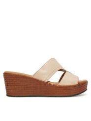 Lasocki Klapki WI16-NYASA-01 Beżowy. Brązowe klapki Lasocki, bez wzorów, ze skóry, bez obcasa. Za 169.99 zł.
