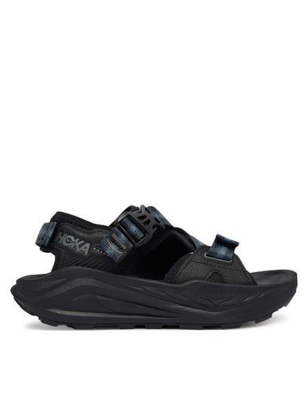 Hoka Sandały Infini Hike TC 1162590 Czarny. Czarne sandały HOKA, bez wzorów, z materiału, bez obcasa, bez zapięcia. Za 599.99 zł.