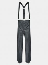 Remain Spodnie materiałowe W. Suspenders 500362514 Szary Straight Fit. Szare spodnie materiałowe Remain, bez wzorów, z materiału. Za 469.99 zł.