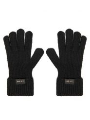 MEXX Rękawiczki CEO-MEXX-W6-001-AW26 Czarny. Czarne rękawiczki Mexx, bez wzorów, z dzianiny. Za 49.99 zł.