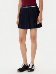 Guess Spódnica plisowana V5BD02 Z1152 Granatowy Regular Fit. Niebieskie spódnice Guess, xl, z aplikacjami, plisowane. Za 349.99 zł.