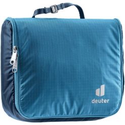 Kosmetyczka turystyczna Deuter Wash Center Lite I - wave/ink. Niebieskie kufry i kosmetyczki Deuter, bez wzorów, bez dodatków. Za 114.99 zł.