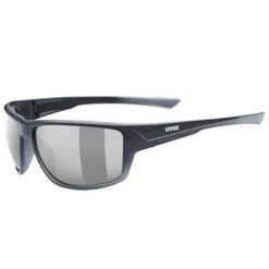 Okulary Uvex Sportstyle 230 Black Mat 2216 2021. Czarne okulary przeciwsłoneczne UVEX, bez wzorów, sportowe. Za 99.00 zł.