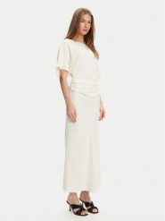 STAUD Sukienka koktajlowa Amelie R25S2120TP Écru Slim Fit. Sukienki STAUD, m, bez wzorów, z syntetyku, wizytowe, bez kołnierzyka, bez ramiączek. Za 1,769.00 zł.