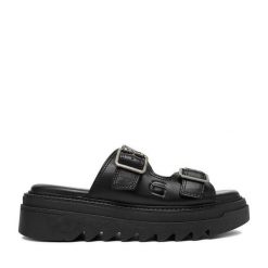 Klapki G-Star Raw. Czarne klapki G-Star Raw, bez wzorów, bez obcasa. Za 249.99 zł.