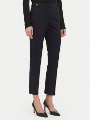 Liu Jo Spodnie materiałowe WF6333 J3976 Granatowy Slim Fit. Niebieskie spodnie materiałowe Liu Jo, bez wzorów, z materiału. Za 599.99 zł.