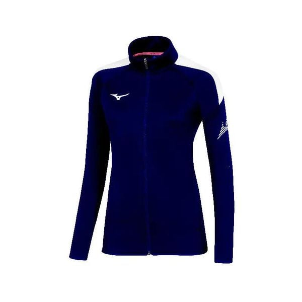 Damska bluza dresowa Mizuno RB. Niebieskie bluzy Mizuno, xl, bez wzorów, z dresówki, bez kaptura. Za 207.50 zł.