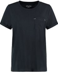 EDITION Koszulka w kolorze czarnym rozmiar: 42. Czarne bluzki EDITION, bez wzorów, z bawełny, bez kołnierzyka, bez ramiączek. Za 78.66 zł.