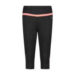 Damskie legginsy 3/4 CMP. Czarne legginsy CMP, bez wzorów. Za 250.00 zł.