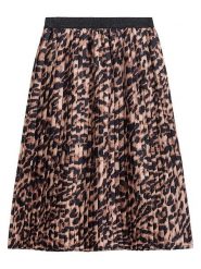 Danamade Spódnica "Dsona" w kolorze beżowo-czarnym rozmiar: S. Brązowe spódnice Danamade, na co dzień, s, bez wzorów, midi, proste. Za 96.37 zł.