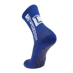 Klasyczne skarpety o średniej długości Tape Design. Niebieskie skarpety TAPEDESIGN, bez wzorów, z bawełny. Za 147.00 zł.