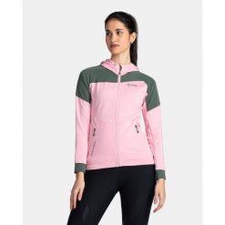 Damska bluza techniczna Kilpi MEMPHIS-W. Czerwone bluzy Kilpi, bez wzorów, z materiału, z kapturem. Za 267.13 zł.