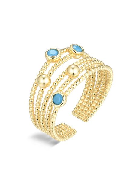 ÔNESSA Pierścionek rozmiar: 58. Żółte pierścionki ÔNESSA, z mosiądzu. Za 91.34 zł.