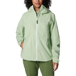 Kurtka Sportowa Z Kapturem Damska Columbia Ampli-Dry Shell. Zielone kurtki sportowe Columbia, m, bez wzorów, z kapturem. Za 660.99 zł.