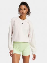 Adidas Bluza techniczna Power IT9199 Różowy Loose Fit. Czerwone bluzy Adidas, l, bez wzorów, z syntetyku, bez kaptura. Za 169.99 zł.