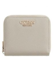 Guess Portfel w kolorze beżowym - 14 x 9 x 3 cm rozmiar: onesize. Brązowe portfele Guess, z aplikacjami, z materiału. Za 188.80 zł.