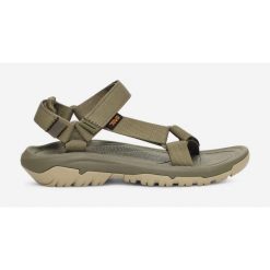Sandały damskie Teva Hurricane XLT2. Zielone sandały Teva, bez wzorów, z gumy, sportowe, bez obcasa, bez zapięcia. Za 340.30 zł.