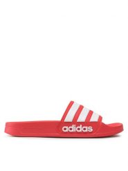 Adidas Klapki adilette Shower GZ5923 Czerwony. Czerwone klapki Adidas, z tworzywa sztucznego, bez zapięcia. Za 89.99 zł.