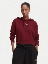 Reebok Bluza Ilona RK25712CCW Bordowy Regular Fit. Czerwone bluzy Reebok, xs, bez wzorów, z syntetyku, bez kaptura. Za 199.99 zł.
