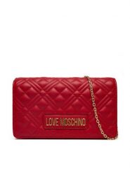 LOVE MOSCHINO Torebka JC4079PP0NLA0500 Czerwony. Czerwone torebki klasyczne Love Moschino, bez wzorów, ze skóry, bez dodatków. Za 639.99 zł.