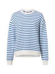 Marc O'Polo Denim Bluza Kobiety Bawełna niebieski|biały, S. Białe bluzy Marc O'Polo DENIM, s, bez wzorów, z bawełny, bez kaptura. Za 279.95 zł.
