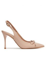 DeeZee Szpilki GAO-35547-8 Różowy. Czerwone szpilki DeeZee, bez wzorów, ze skóry, bez obcasa, na szpilce, bez zapięcia. Za 139.99 zł.