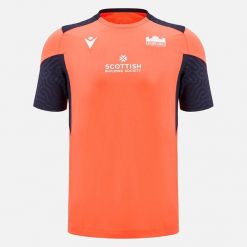 Koszulka treningowa Edynburg Rugby 2024/25. Brązowe bluzki Macron, bez wzorów, z dresówki, sportowe, bez kołnierzyka, bez ramiączek. Za 228.00 zł.