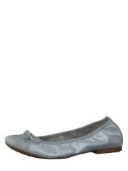 Tamaris Baleriny w kolorze srebrnym rozmiar: 36. Szare baleriny Tamaris, bez wzorów, bez obcasa. Za 47.94 zł.