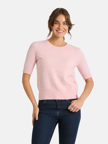 LIEBLINGSSTÜCK Sweter w kolorze jasnoróżowym rozmiar: 46. Różowe swetry LIEBLINGSSTÜCK, bez wzorów, bez ramiączek. Za 264.95 zł.