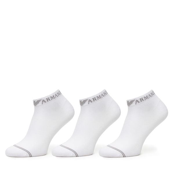 Skarpety krótkie Emporio Armani Underwear. Białe skarpety Emporio Armani Underwear, bez wzorów. Za 109.99 zł.