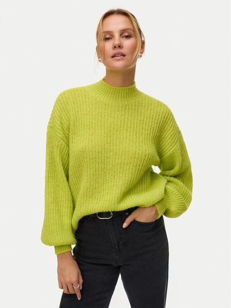 Vero Moda Sweter Ellie 10346753 Żółty Oversize. Żółte swetry Vero Moda, xl, bez wzorów, z syntetyku, bez ramiączek. Za 289.99 zł.