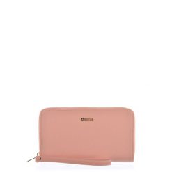 Różowy Modny Portfel Damski Big Star. Czerwone torebki klasyczne Big Star Accessories, bez wzorów, małe, bez dodatków. Za 99.00 zł.