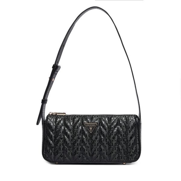 Torebka Guess. Czarne torebki klasyczne Guess, z aplikacjami, bez dodatków. Za 489.99 zł.